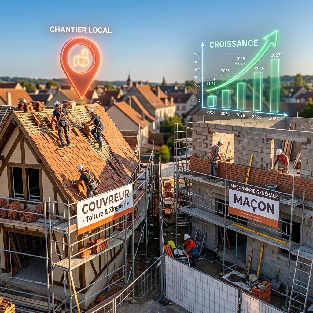 Couvreurs et Maçons : Comment devenir le n°1 sur Google Maps dans votre ville en moins de 90 jours ?